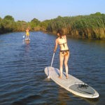 stand-up paddle sur la leyre