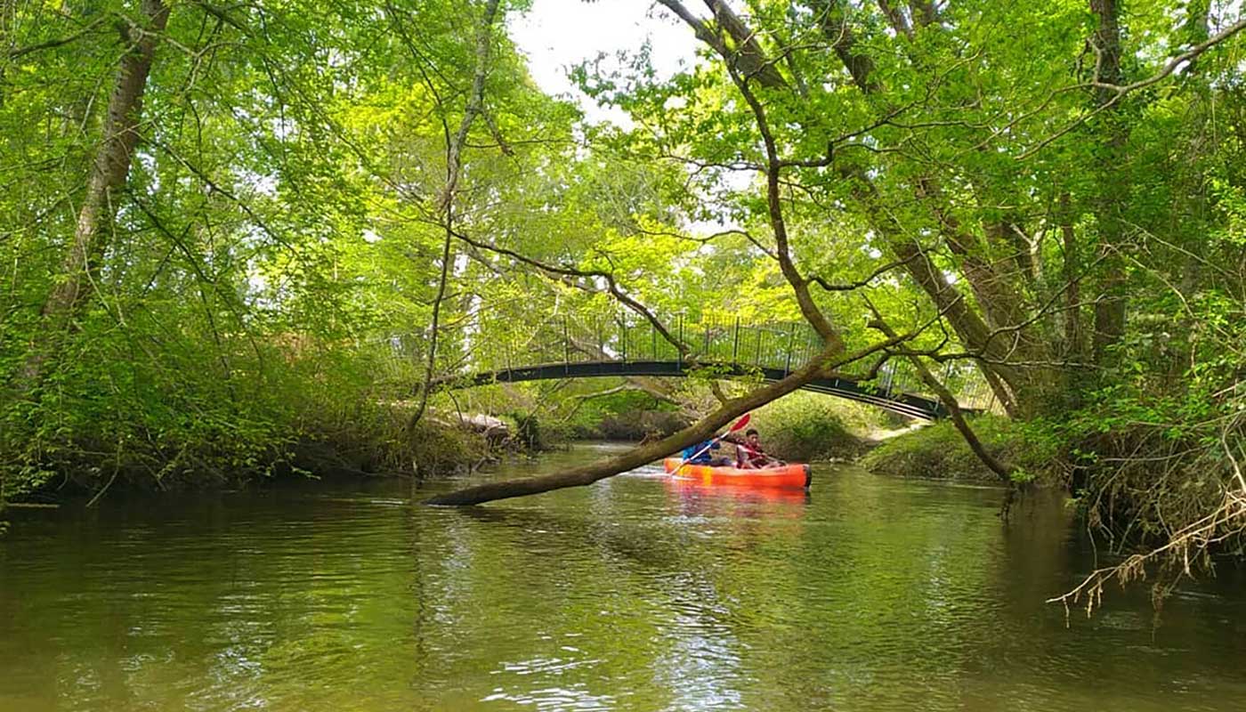 La leye en kayak