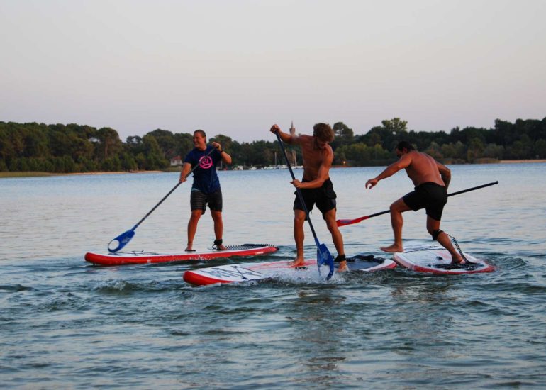 Polo en stand-up paddle arcachon