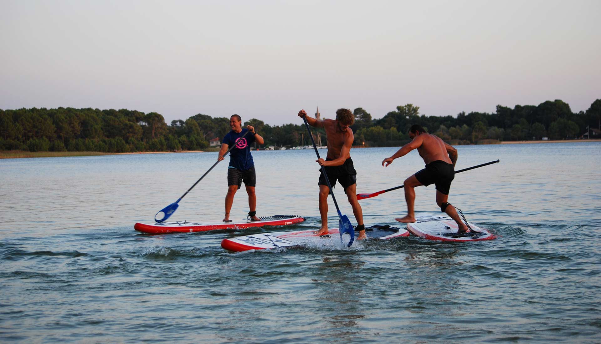 Polo en stand-up paddle arcachon