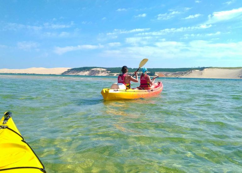 activité nautique sur le bassin d'arcachon