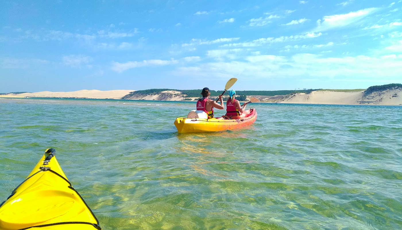 activité nautique sur le bassin d'arcachon