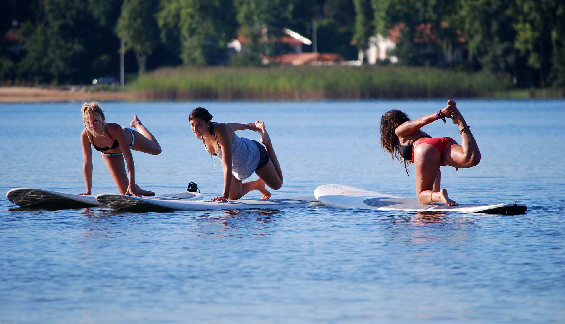 yoga en stand-up paddle arcachon