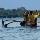 Outrigger rental on Lake Sanguinet