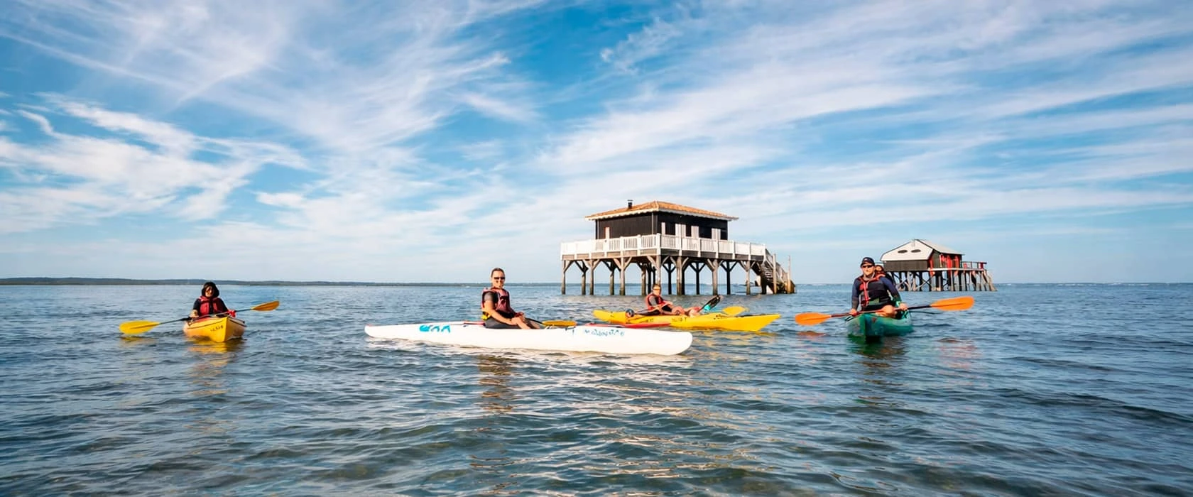 Randonnée kayak Île aux Oiseaux : partez en sortie encadrée sur le Bassin d’Arcachon