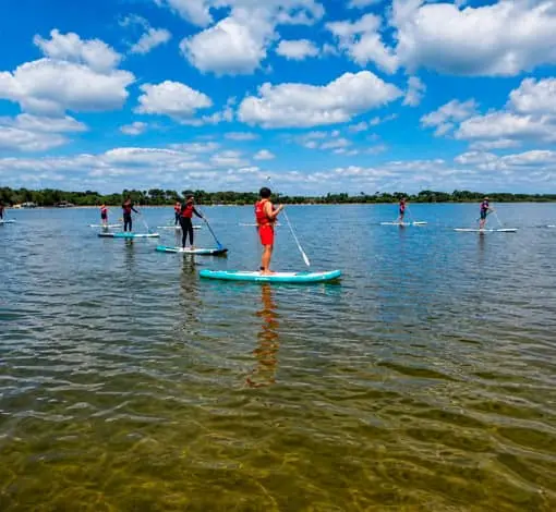 stand-up paddle pour groupe scolaire